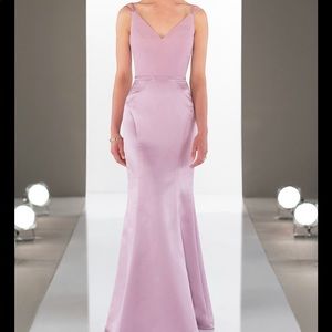 SORELLA VITA DUSTY PINK BRIDESMAID/PROM/SPECIAL OCCASION DRESS CHIFFON AND SATIN